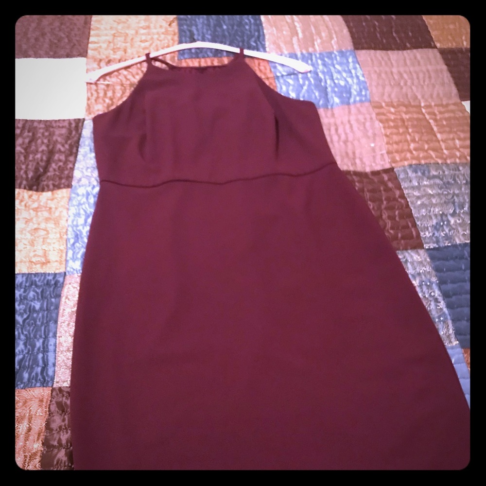 Halter fully lined beautifully fit dress